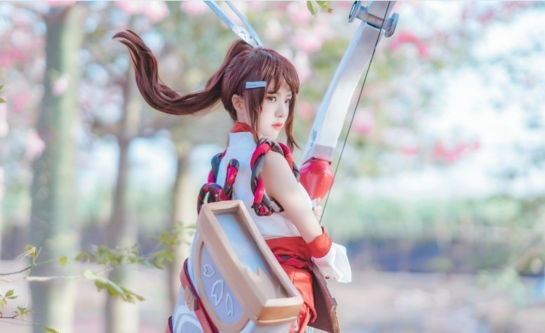 桜桃喵《王者荣耀 伽罗COS》:从可爱少女到战场女神的完美转身 第2张 桜桃喵《王者荣耀 伽罗COS》:从可爱少女到战场女神的完美转身 第2张